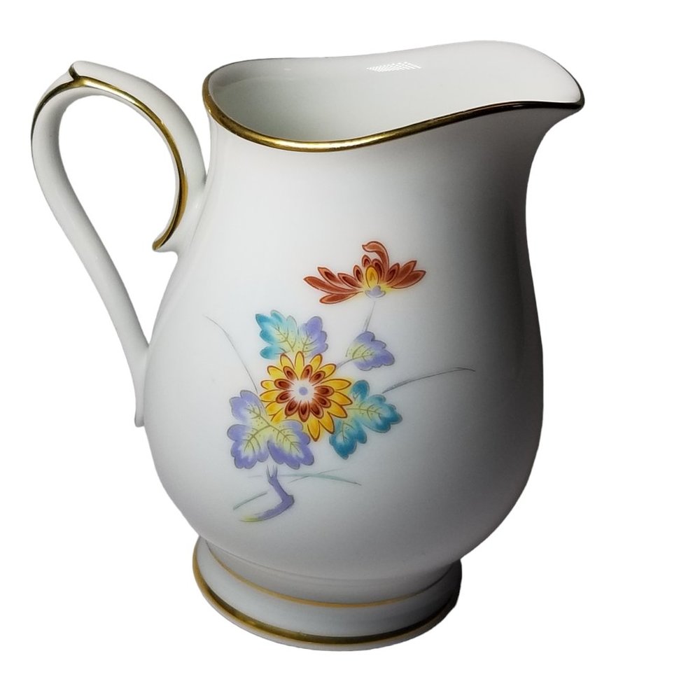 Noritake Ming White Bone China PitFloral & Gold Trim Vintage Pattern Japan 2931 - Picture 3 of 6